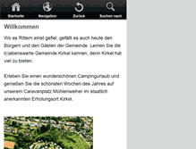 Tablet Screenshot of caravanplatz-kirkel.de